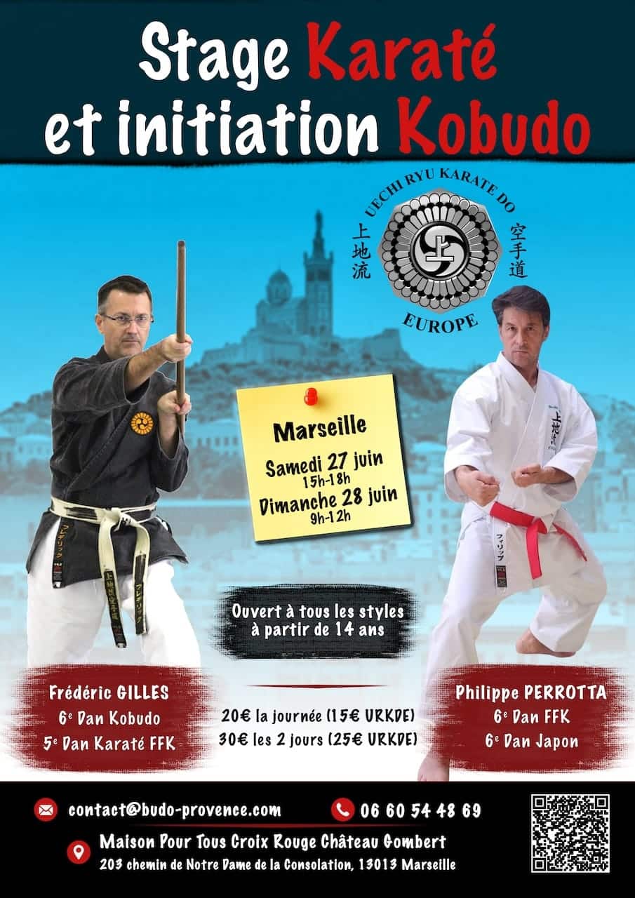 Stage de Karaté et Kobudo à Marseille avec Philippe PERROTTA et Frédéric GILLES